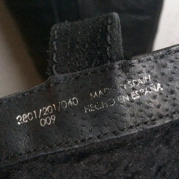 Zara Leather Tuxedo Stripe Over the knee Boots - Picture 7 of 8